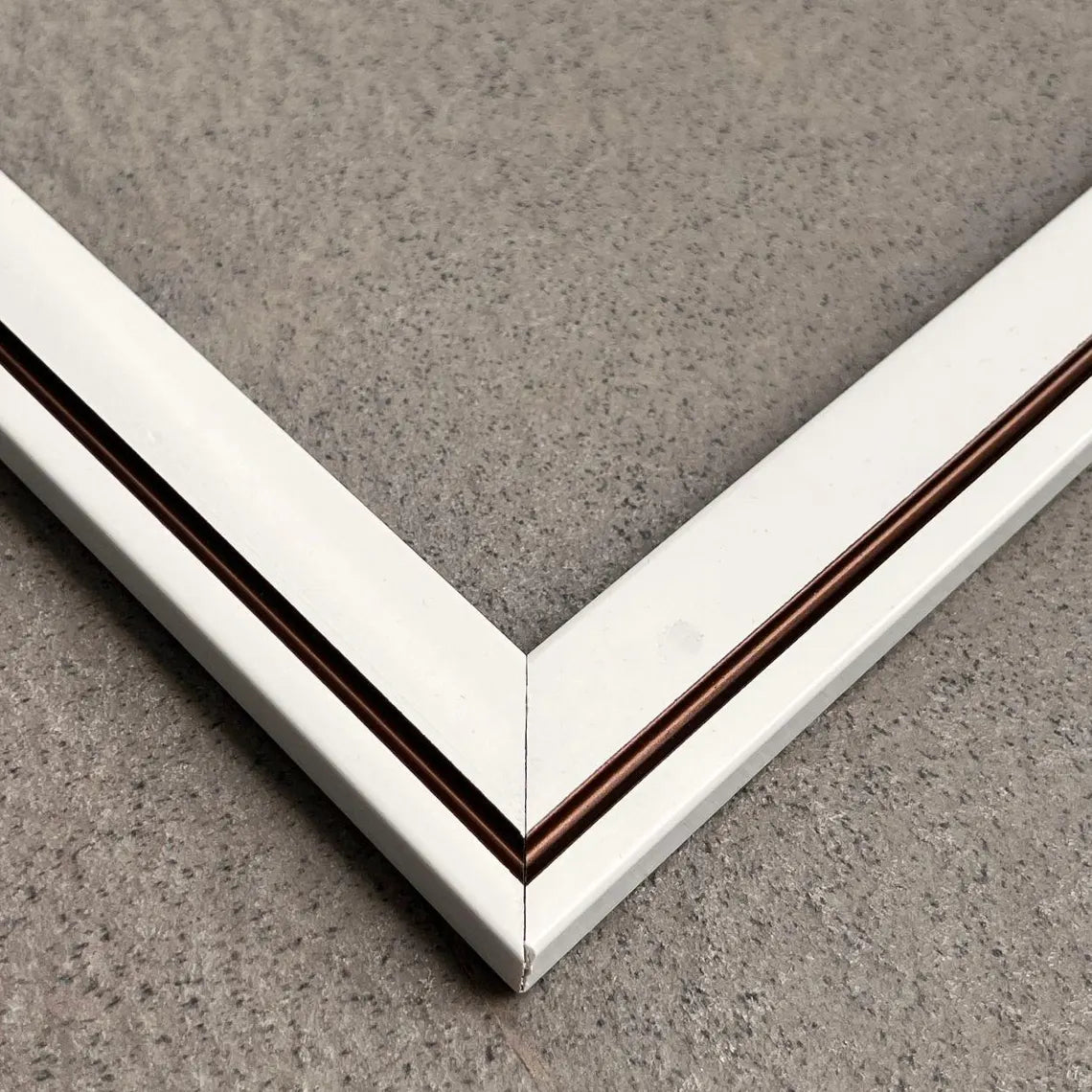 Minimalist White edge TV frame
